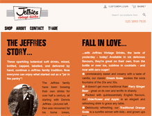 Tablet Screenshot of jeffriesvintagedrinks.com